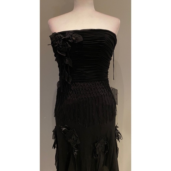 Jovani Strapless Black Cocktail Dress - Picture 7 of 11